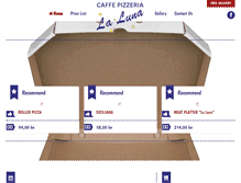 Tablet Screenshot of pizzeria-la-luna-dubrovnik.com